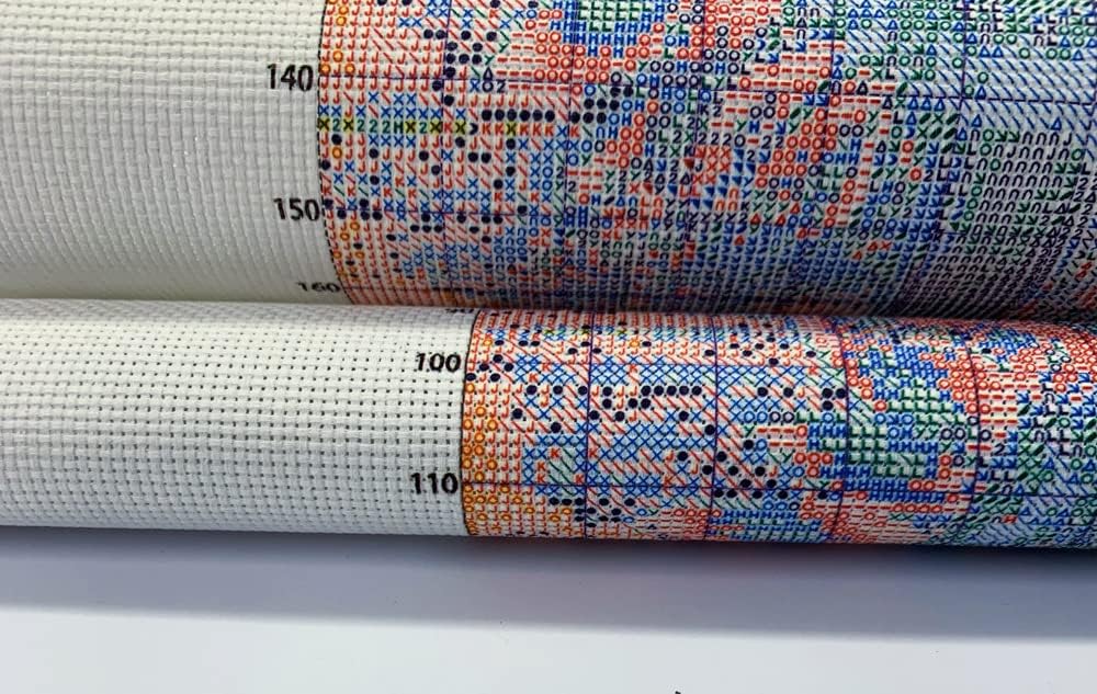 Moohue 14 ct Counted Cross Stitch Kits for Adults Flowers Cross Stitch Patterns Stamped Printed Cross Stitch Kits (Flowers 10)