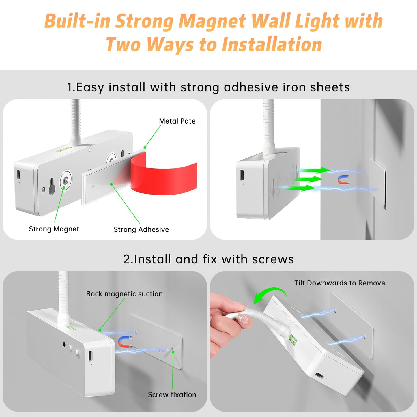 Lightbiz Picture Light, 15.35inch 5400mAh Rechargeable Picture Lights for Wall Battery Operated Wall Lights with Remote, 3 Colors Paintings Light Dimmable Art Light for Artwork, Gallery (White)