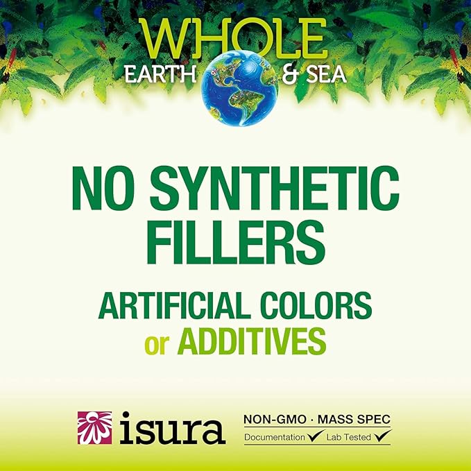 Whole Earth & Sea from Natural Factors, Vitamin D3 1000 IU (25 mcg), Whole Food Supplement, Vegan, 90 Capsules