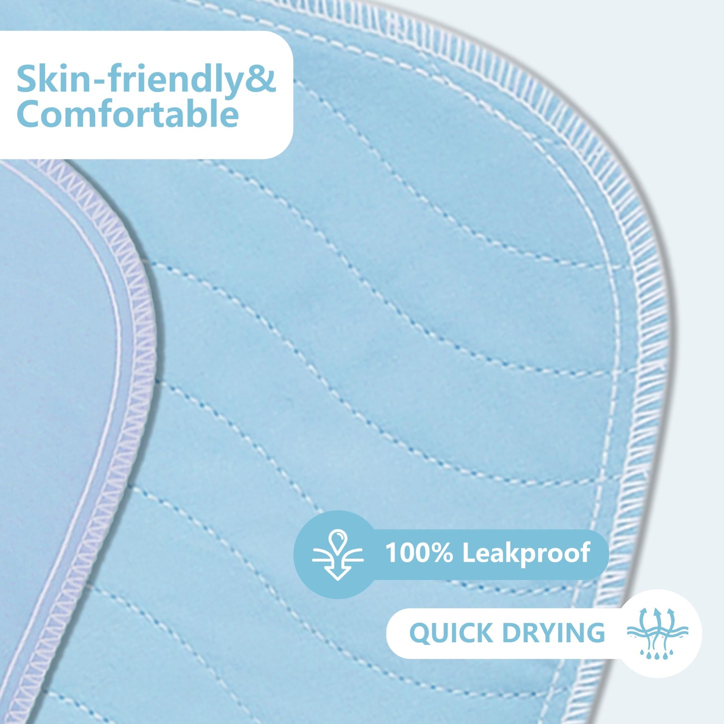 DAHAPYBOO Washable Underpads, 34”x36” 4Pack Incontinence Bed Pads,Heavy Absorbency Reusable Bed Pads for Elderly,Kids,Adults and Pets,Bed Pads Washable Waterproof Quick Drying for Bed, Sofa, Floor