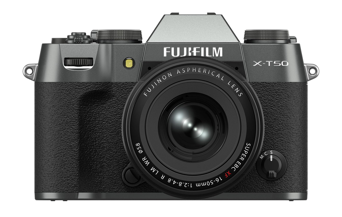Fujifilm X-T50 Mirrorless Digital Camera Xf16-50Mmf2.8-4.8 R Lm Wr Lens Kit - Charcoal Silver