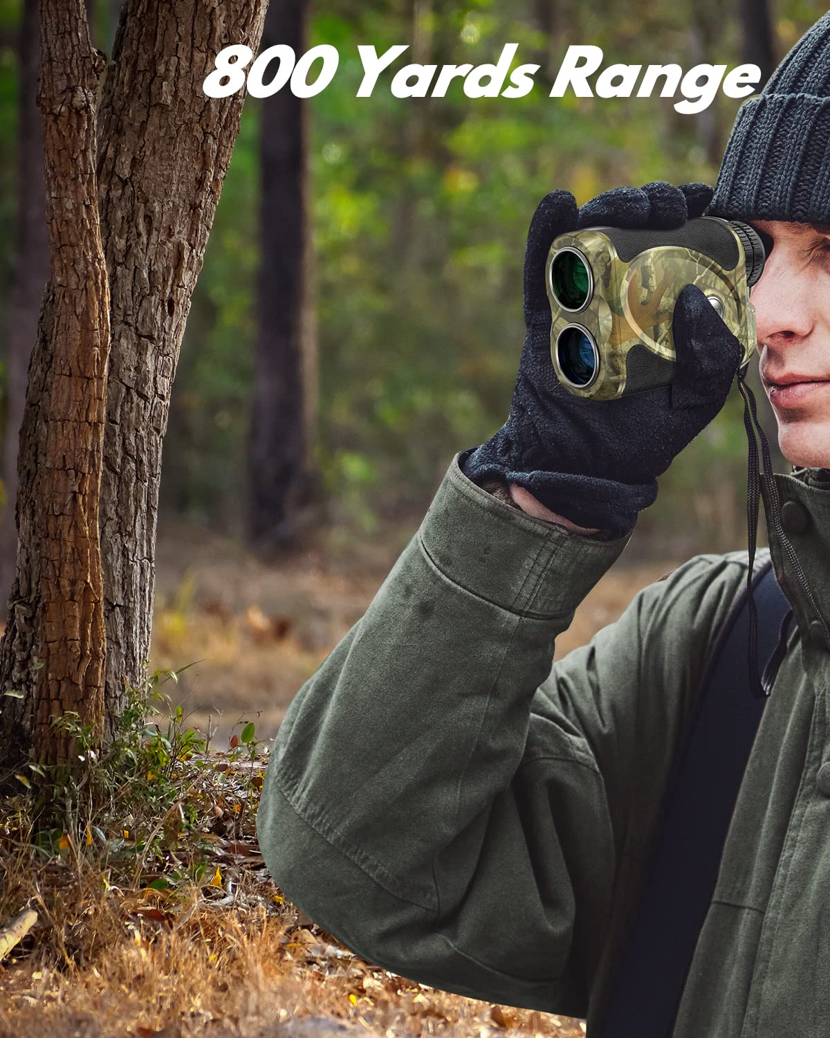 Wosports Hunting Range Finder, Archery Rangefinder For Bow Hunting With Flagpole Lock - Ranging - Speed And Scan