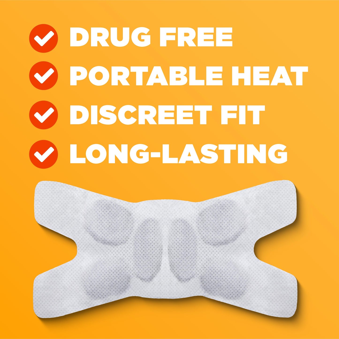 ThermaCare Portable Heating Pads - Adhesive, Disposable HeatWraps for Joint & Muscle Pain Relief - Multi-Purpose, Drug-Free Therapy with Flexible Fit - 12-Count