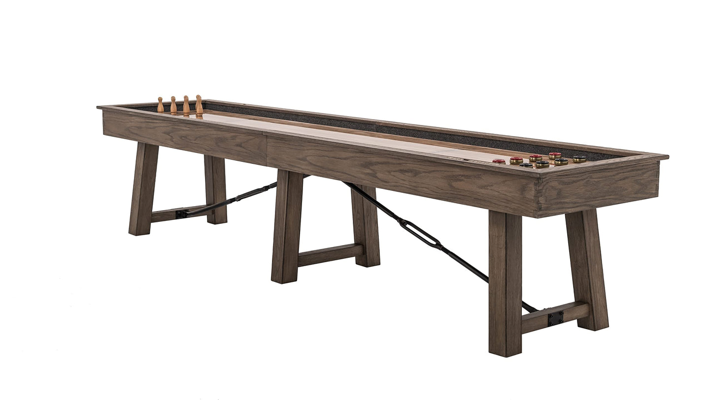 Empire USA Plank & Hide - Isaac Shuffleboard Table (14')