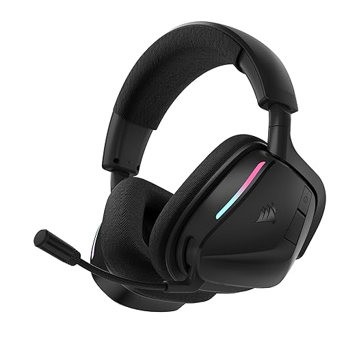 Corsair Void v2 Wireless Gaming Headset with Bluetooth for PC, PS5, PS4, Switch, Mobile – Dolby Atmos, 70 Hr Battery, Dual...