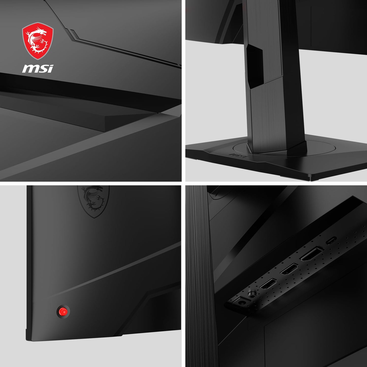 Msi G274Qpf-Qd, 27 Gaming Monitor, 2560 X 1440(Qhd), Ips, 170Hz, Freesync Premium, Hdr400, Hdmi, Displayport, Usb C, Tilt, Black