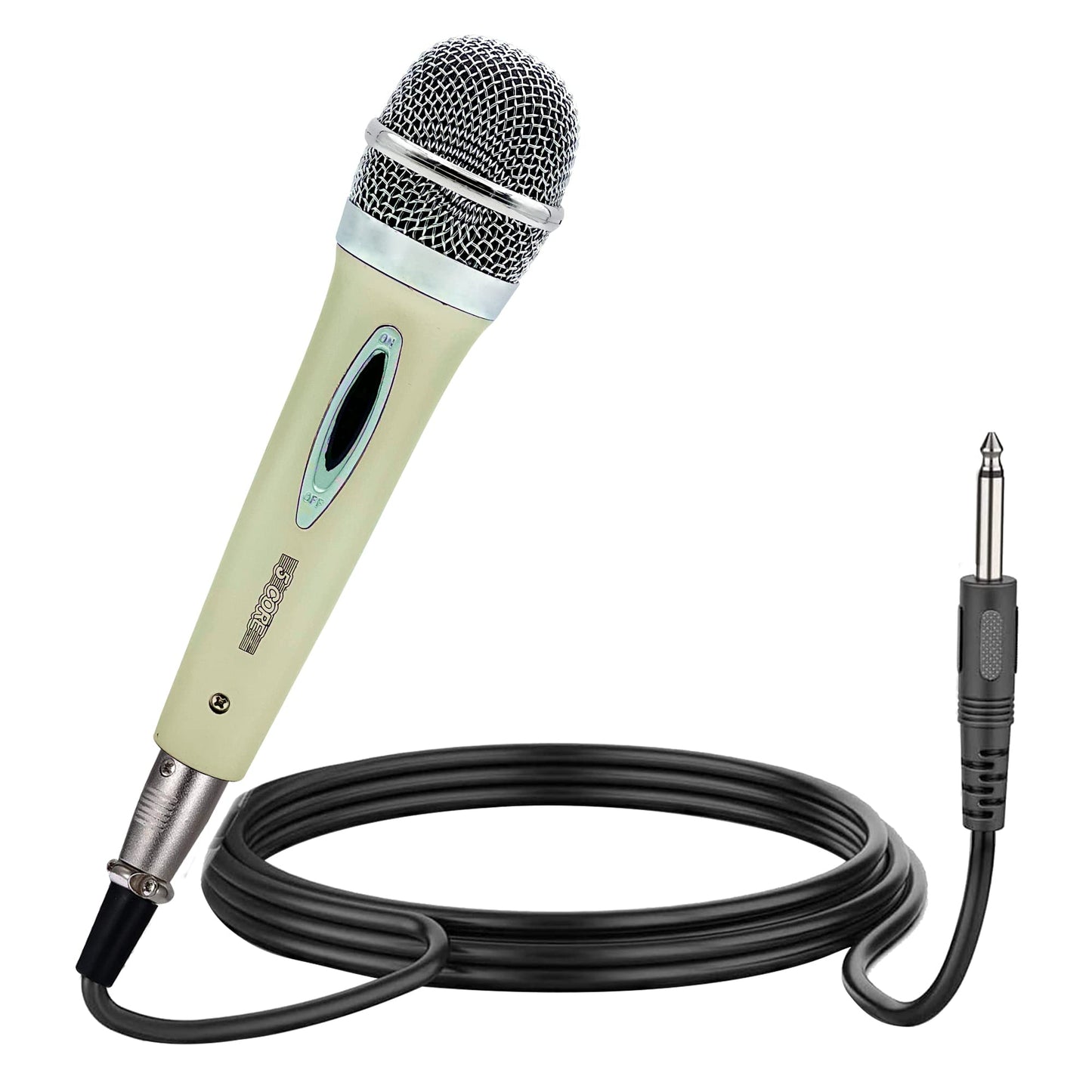5 Core Karaoke Microphone Dynamic Vocal Handheld Mic Cardioid Unidirectional Microfono W On And Off Switch Includes Xlr Audio Ca
