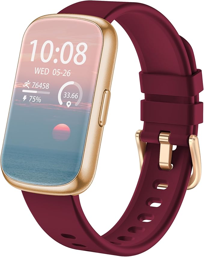 Fitness Tracker, Smart Watches for Women Men with 24/7 Heart Rate/Blood Pressure/Blood Oxygen Monitor, Sleep Tracker, Calo...