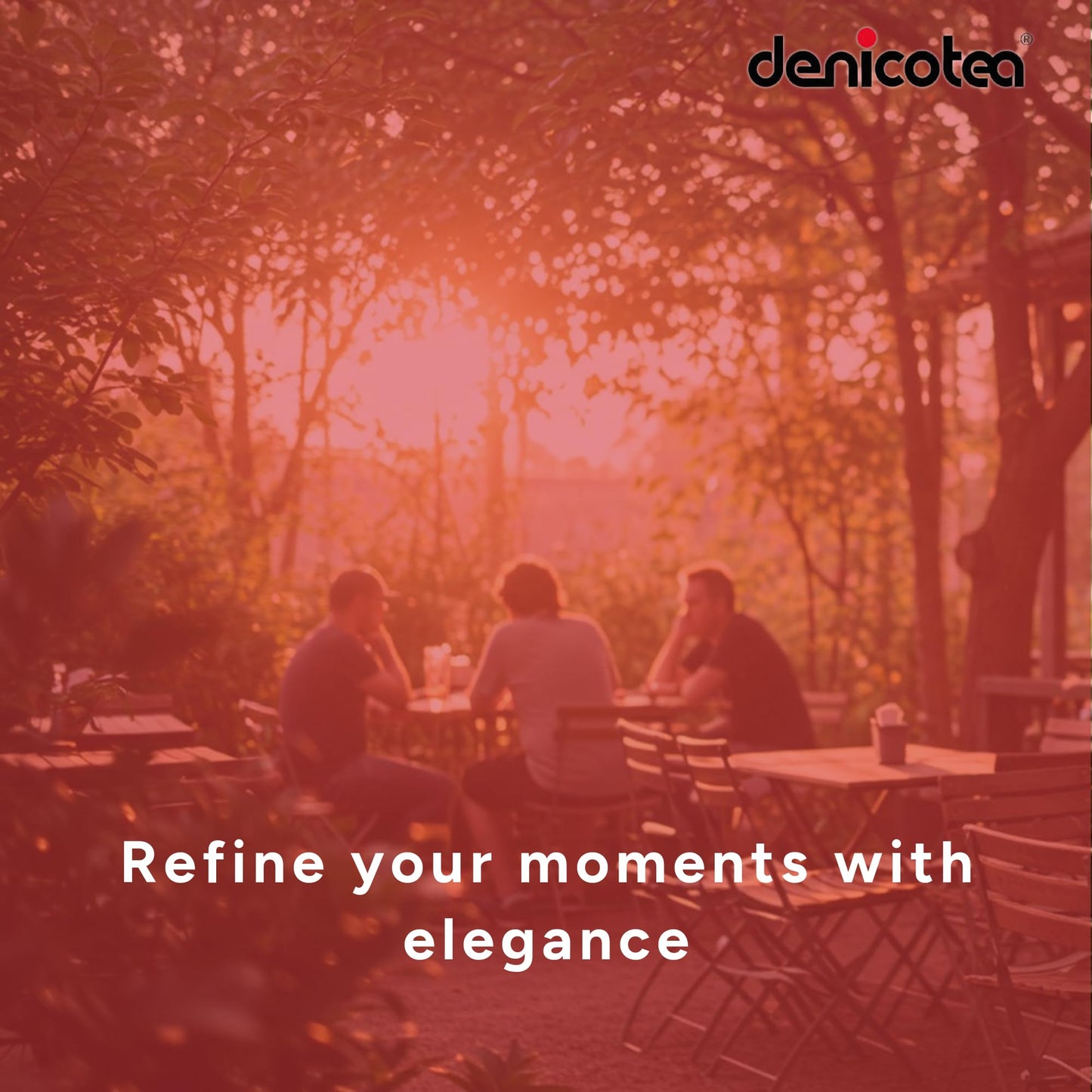 Denicotea Black Cigarette Holder with 10 Extra Filters - Standard 90mm Length