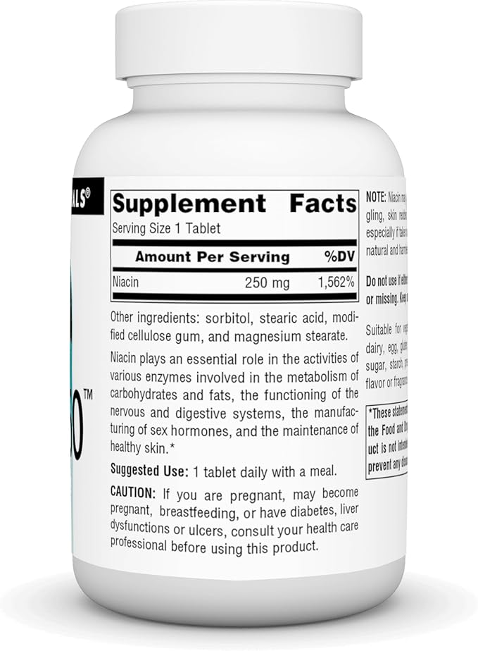 Source Naturals Niacin 250n Vitamin B-3-250 Tablets