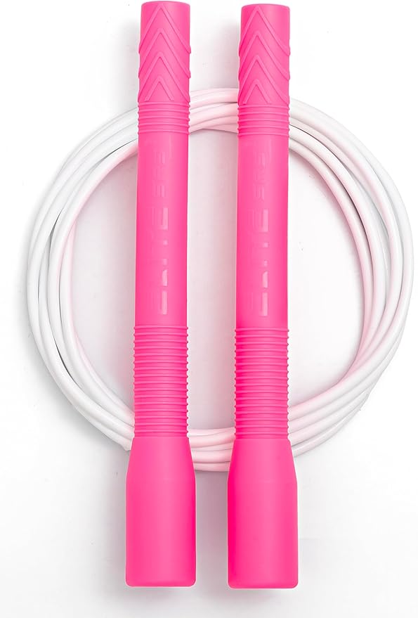 Elite Jumps Fit Rope or Fitness - Premium 4mm Pvc Speed Jump Rope - Indoor and Outdoor Exercise - Adjustable Cables, Aerob...