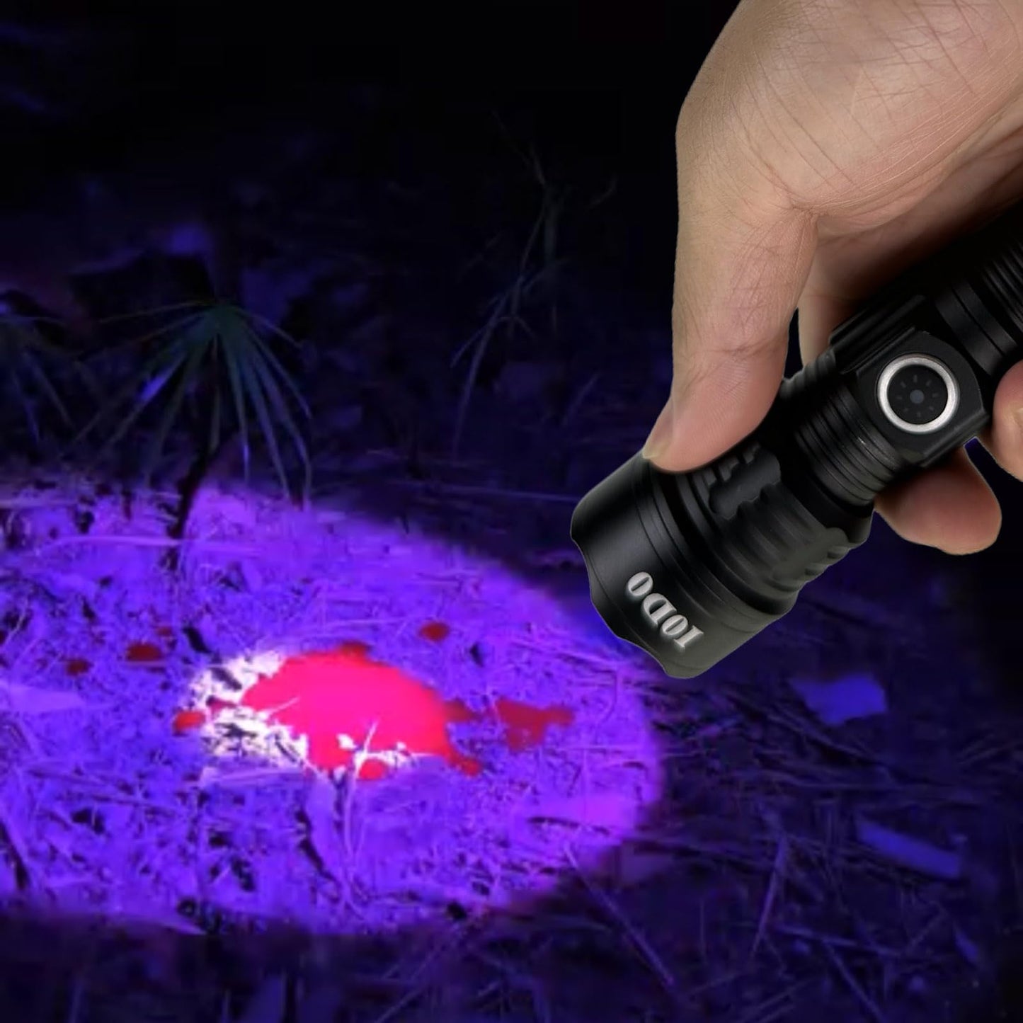Ausbond Blood Tracking Light for Hunting Deer with Special Filter Make The Blood Trail Highlighted Easy to Wounded Prey Essentia
