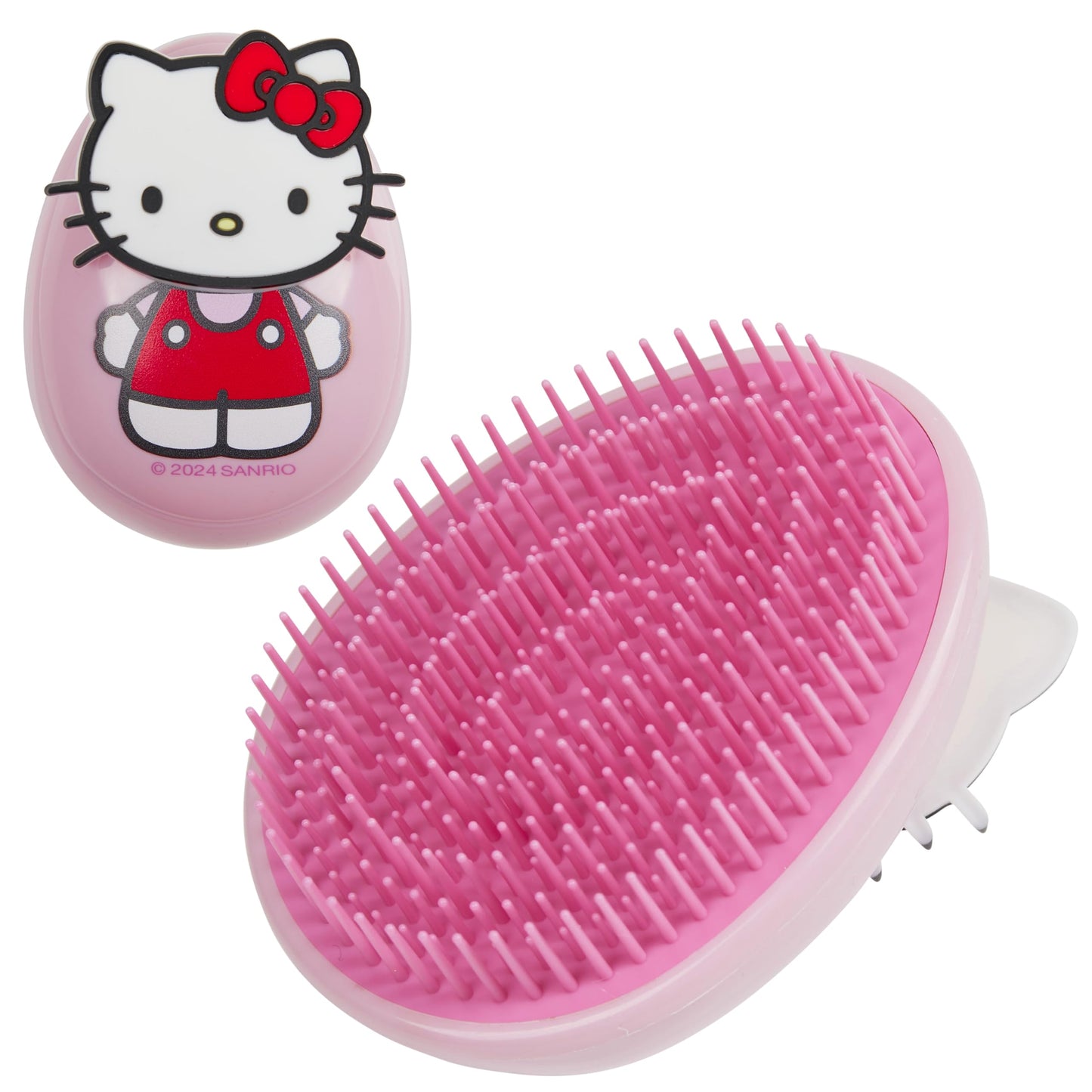 Hello Kitty Detangle Hair Brush for Women, Teenagers, and Girls, Kawaii Hair Accessories - Cute Gifts for Her (Hello Kitty Brush