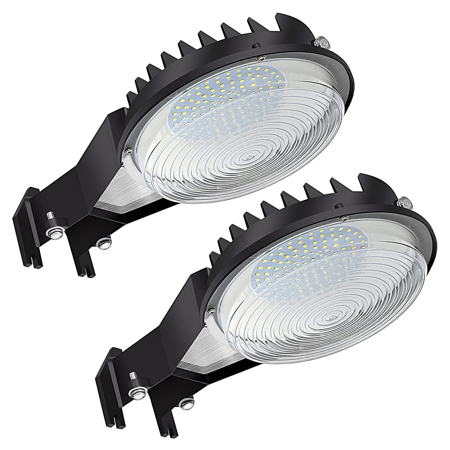 SZGMJIA 100W Dusk to Dawn LED Barn Light, 15,000LM, 5000K Daylight, IP65 Waterproof, Aluminum, Model MH80201A, Brown