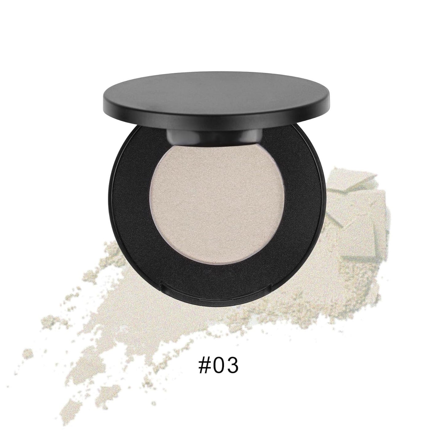 Face Highlighter Powder Palette, Glossy Glitter Illuminator Powder, Shimmer Shades for Face Highlighter Makeup, Highly Pigmented Natural Shiny Highlight Makeup Illuminator Highlighter 3