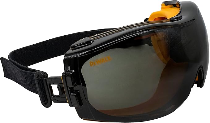 Dewalt Concealer Clear Anti Fog Dual Mold Safety Goggle Dpg82 Unisex Adult Tinted Anti Fog Adjustable Polycarbonate Full Rim