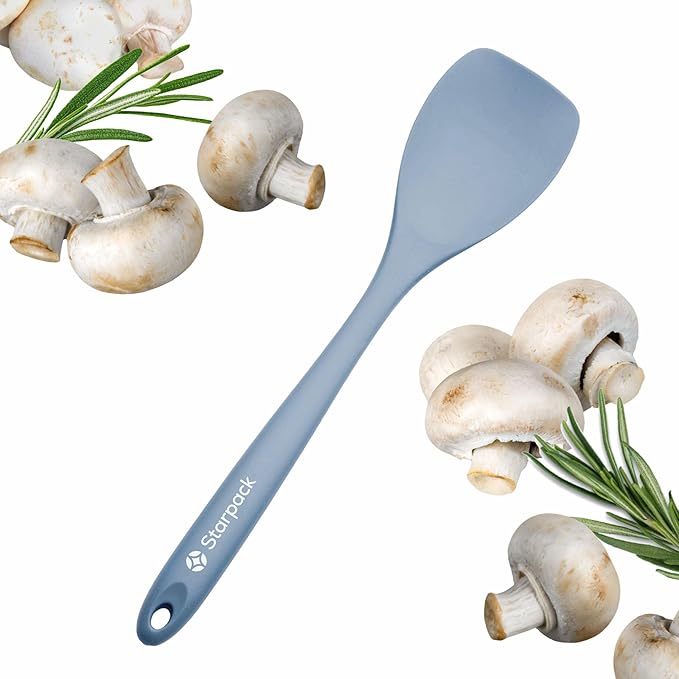 Starpack 'The All Rounder' XL Premium Silicone Spoonula Spatulas - Up to 600°F Heat Resistant Spatula Spoons - Best Silicone Spoonulas - Rubber Spatula Spoons - Kitchen Spoon Spatulas for Cooking