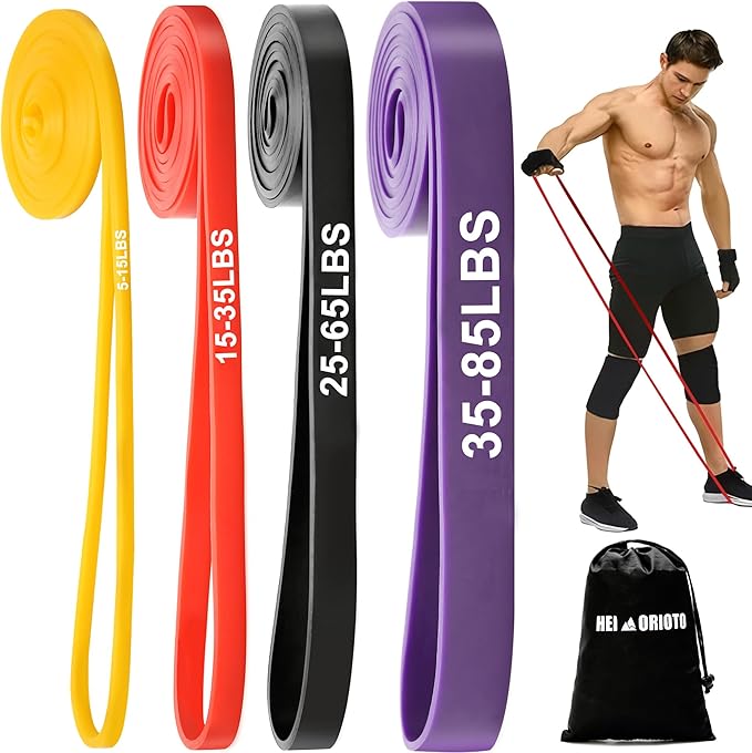 Resistance Bands, Pull Up Assistance for Men/Women, Exercise Bands, Workout Bands for Body Stretching, Physical Therapy, M...