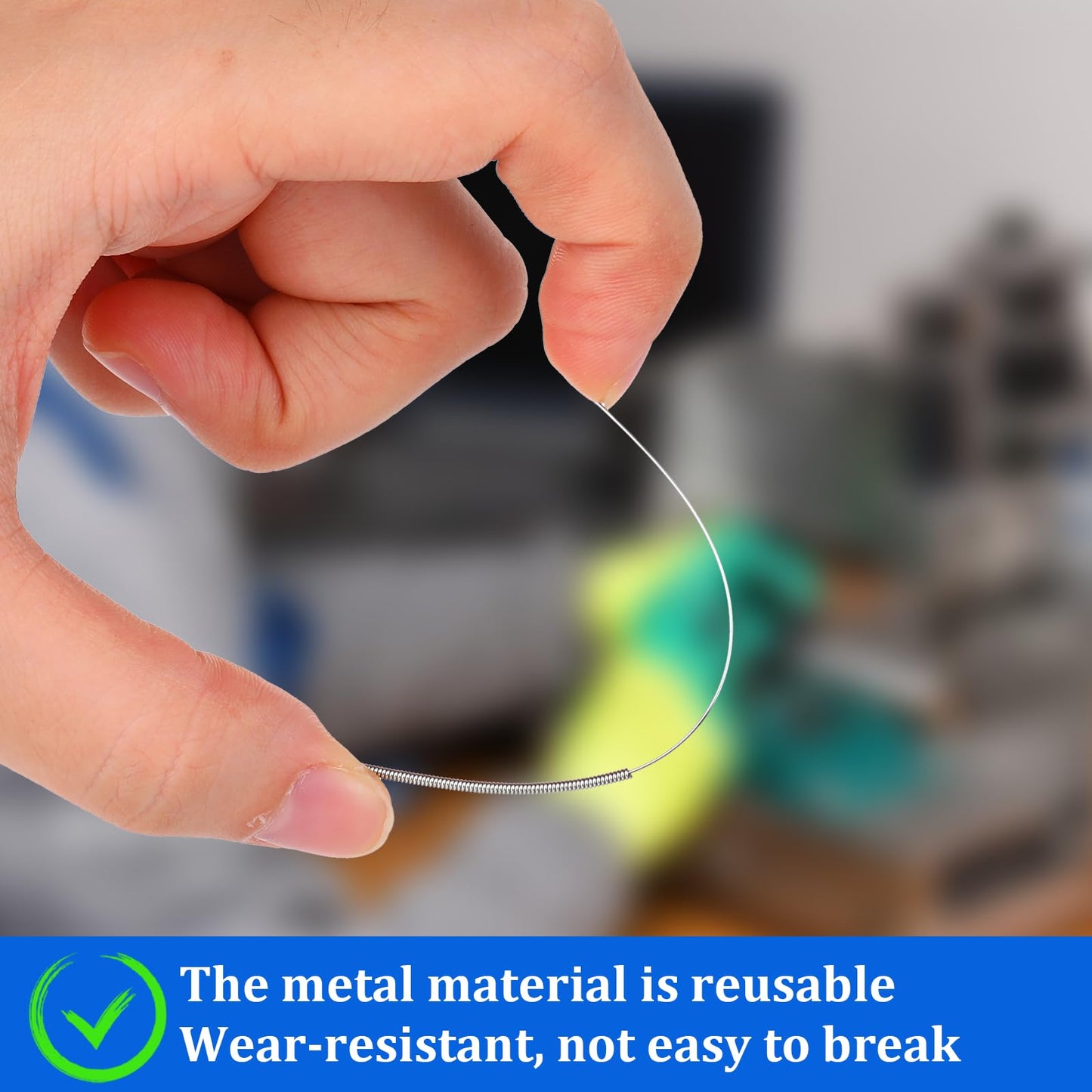 3D Printer Nozzle Cleaning Kit, 10 Pcs Stainless Steel Nozzle Cleaning Needles 0.15/0.2/0.25/0.3/0.35/0.4/0.5/0.6/0.8/1.0mm for 3D Printer Accessories