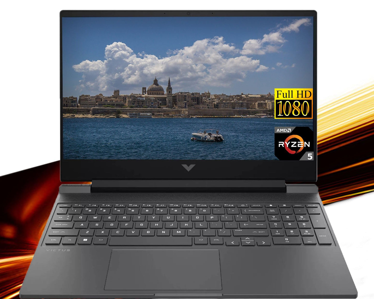Hp Victus Gaming Laptop Computer, 15.6 Fhd Gaming Laptops, Amd Ryzen 5-8645Hs, Nvidia Geforce Rtx 4050, 32Gb Ram|1Tb Ssd, Wi-F