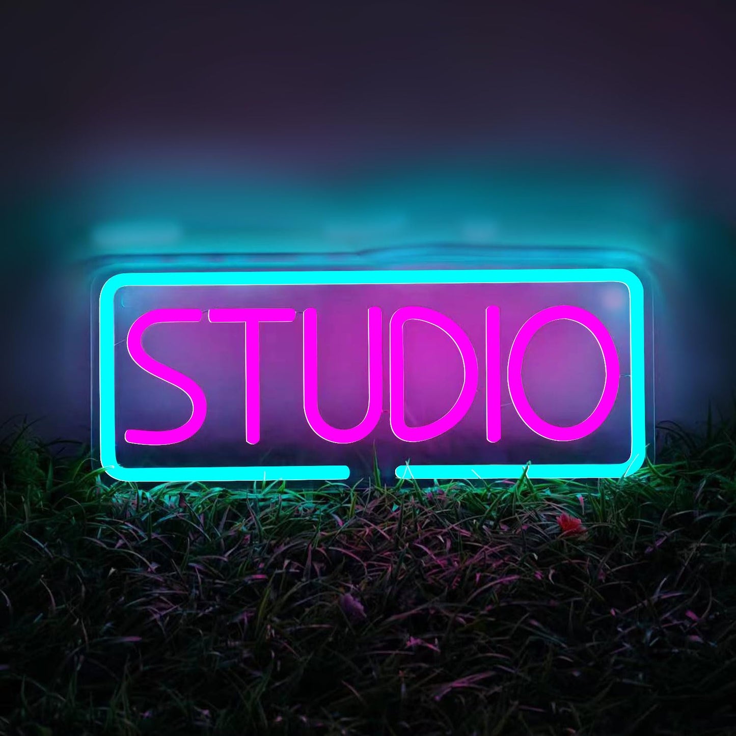 Studio Neon Sign For Wall Decor  Dimmable Neon Light For Led Light Up Business Sign  Usb Powered Light For Recording Room  Music Studio  Streaming  Party  Club  Podcast Wall Decor Gift 15.7 ? 5.9