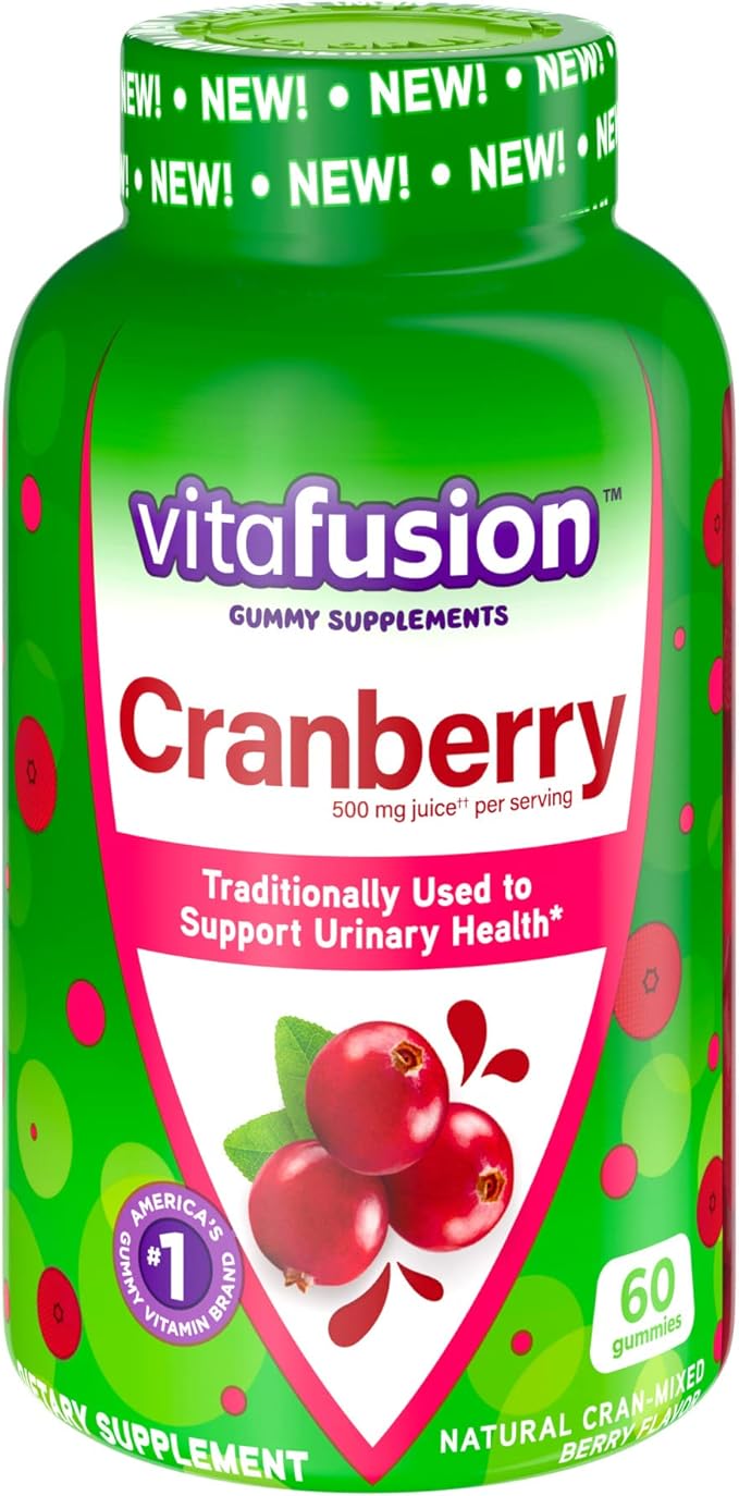 Vitafusion Cranberry Gummies for Women 500mg and Multi+ Immune Support Gummies with Vitamin C Zinc Daily Multivitamins 90 Count