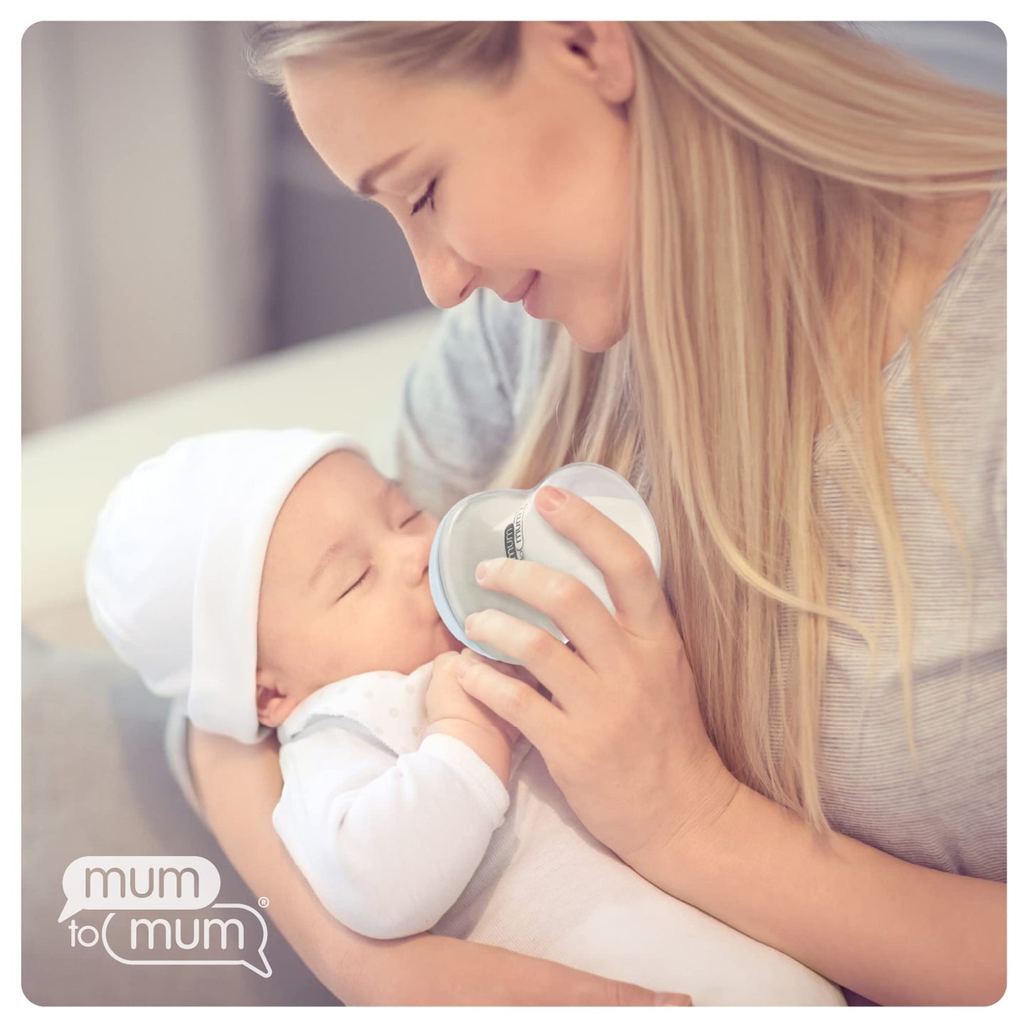 MUM TO MUM Anti-Colic Glass Baby Bottle 5oz with "S" Flow Rate Nipple for 0-3 Months, 4 Pack, MM101A