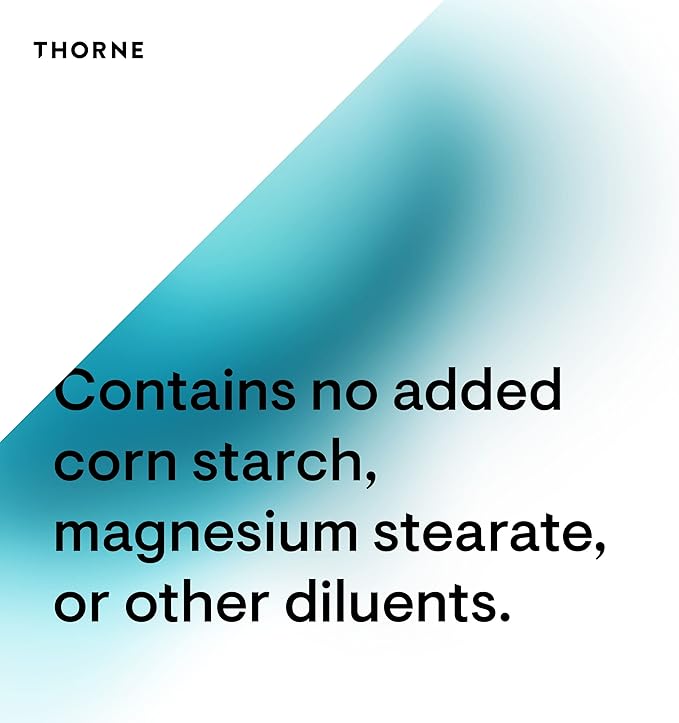 THORNE Ascorbic Acid - 1000 mg Vitamin C Supplement - Supports Healthy Immune Response, Collagen Formation, and Antioxidant Support* - Gluten-Free - 60 Capsules