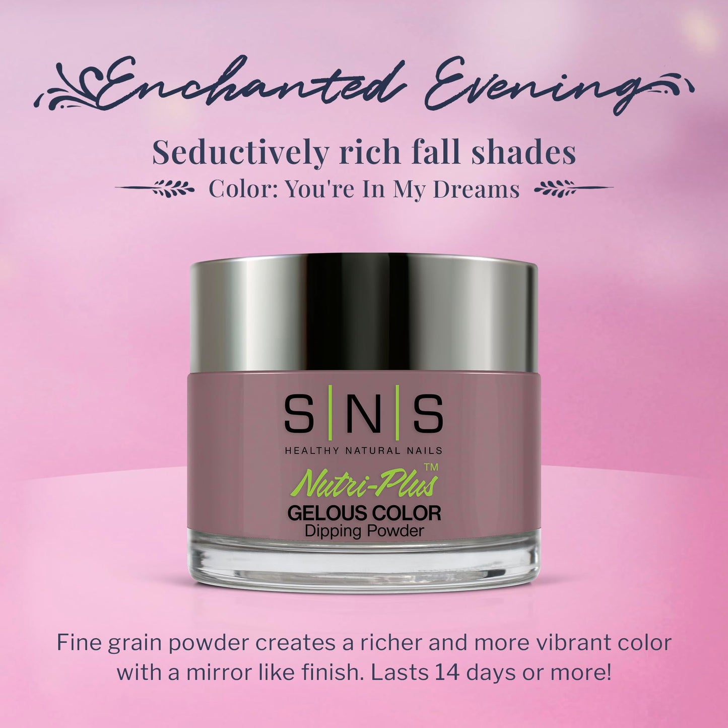 SNS Nail Dip Powder, Gelous Color Dipping Powder - You're In My Dreams (Purple/Lavender), EE08 - Long-Lasting Acrylic Nail Color