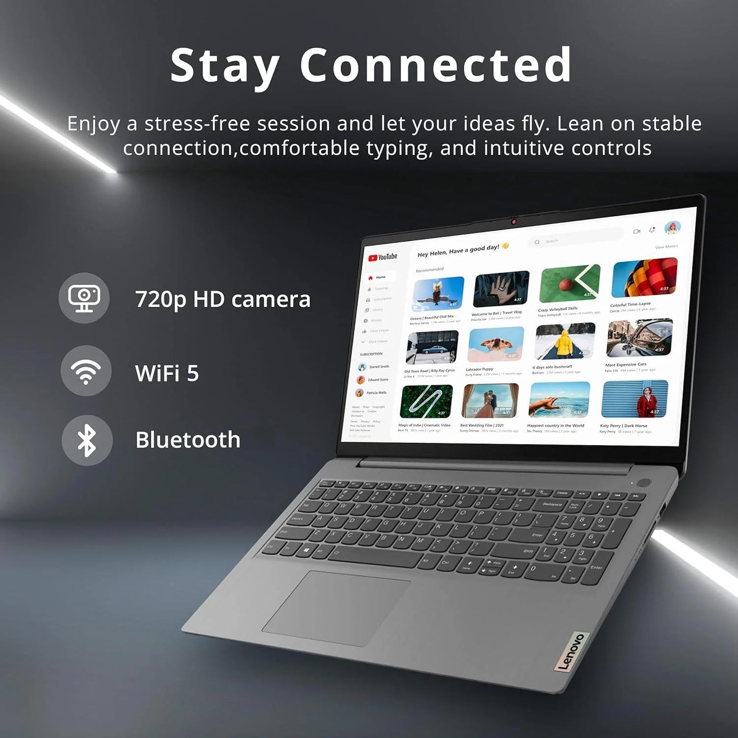 Lenovo Ideapad 1 15.6 Fhd Laptop, 12Th Gen Intel Core I3-1215U 6-Core Processor, 16Gb Ddr4 Memory, 1Tb Pcie Ssd, Sd Card Reader,
