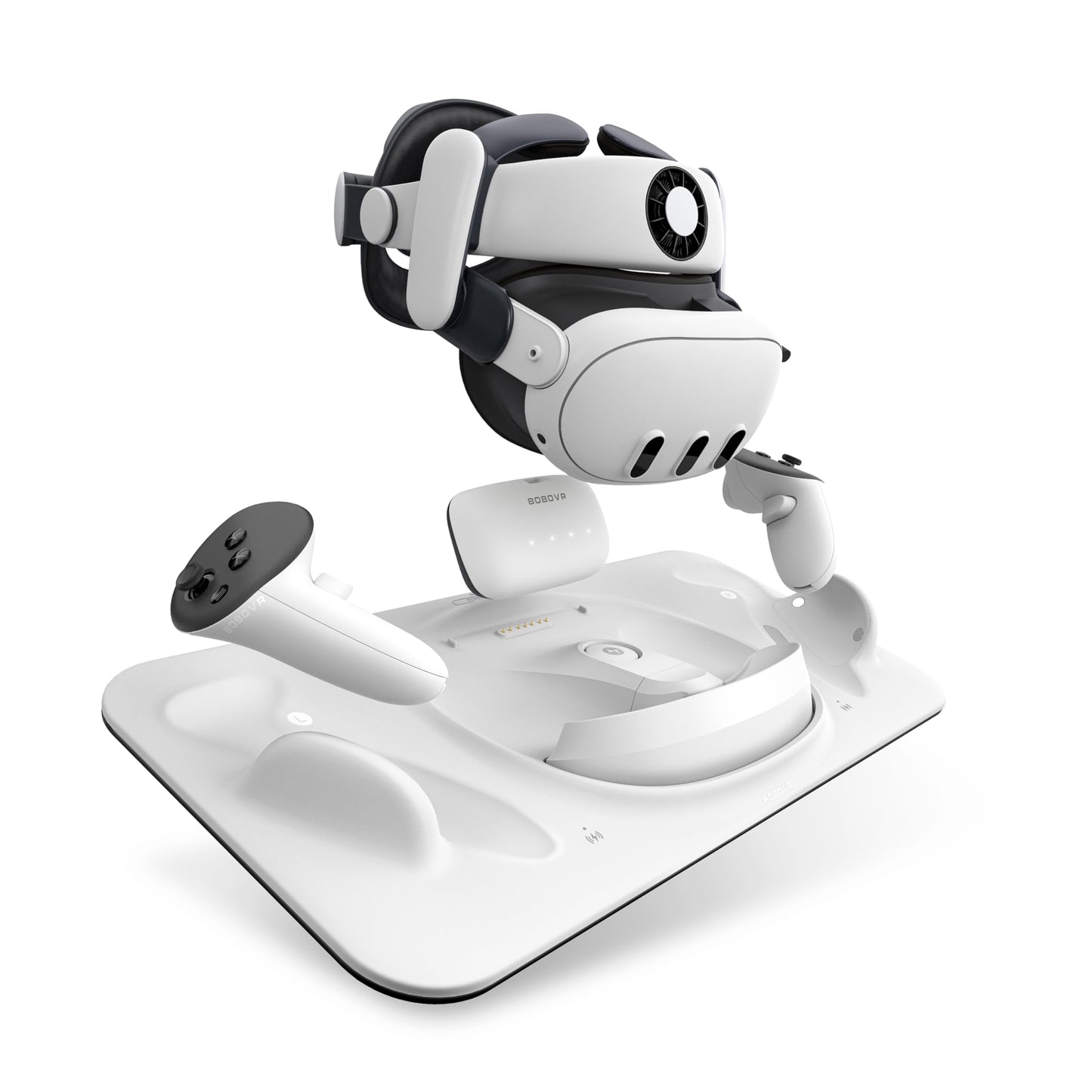 BOBOVR D3 Charging Dock, Wireless Charging for Controller, B100 Fast Charging,Compatible with Quest 3