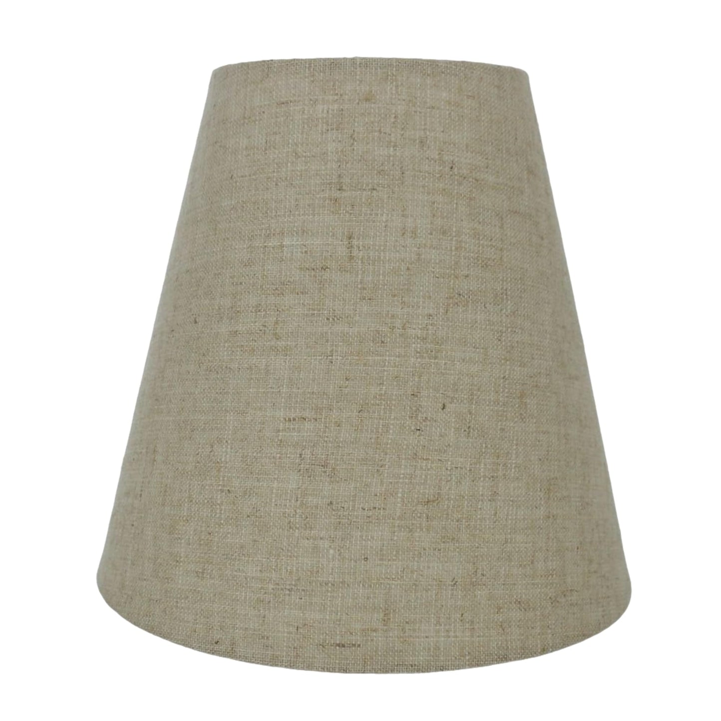 Urbanest Hardback Empire Lamp Shade, 5inx9inx8.5in, Natural Flax Linen, Single, Model 9-inch-shade-unpleated