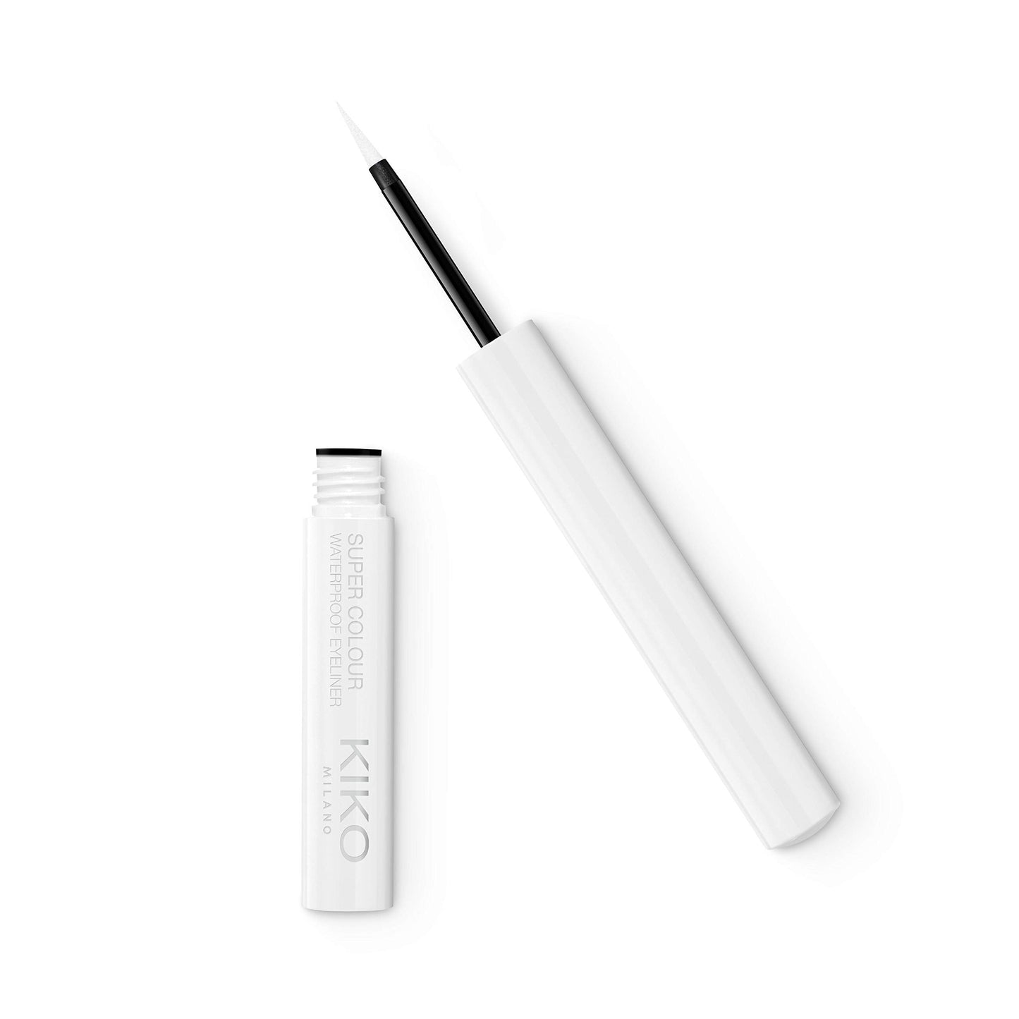 KIKO Milano New Super Colour Waterproof Eyeliner 01 | High Coverage Water-resistant Colourful Liquid Eyeliner