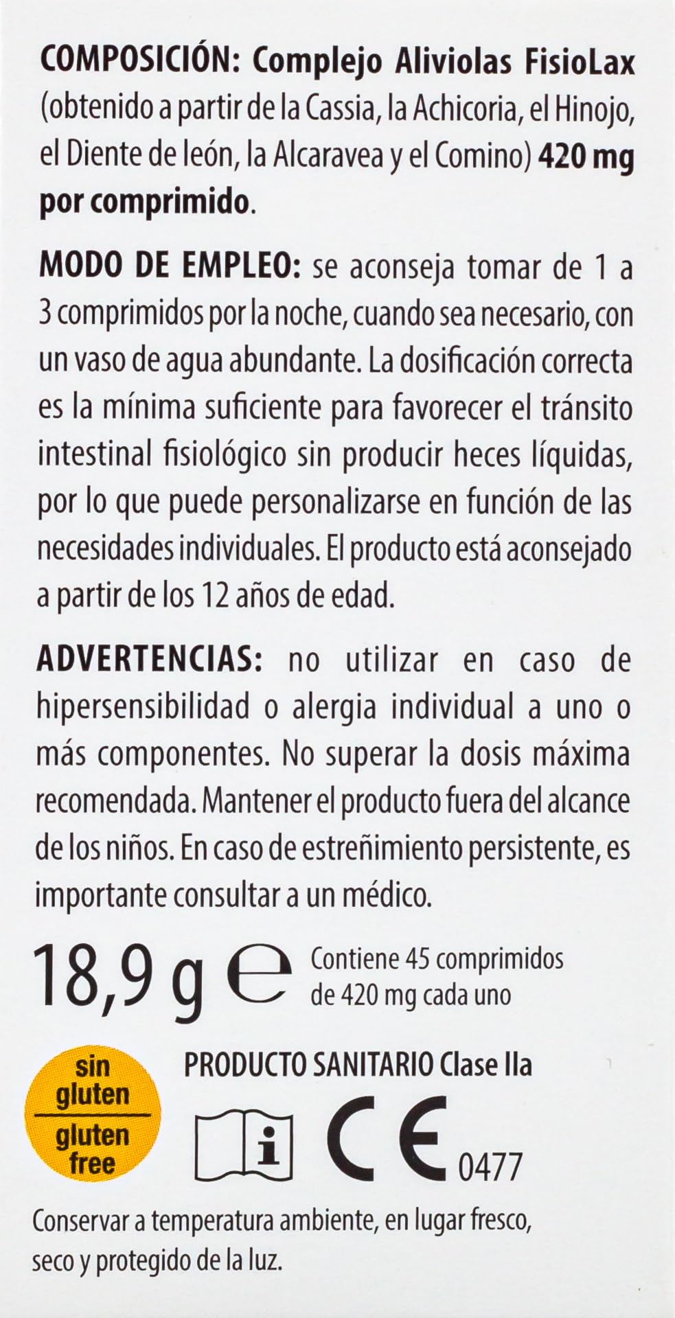 FISIOLAX ALIVIOLAS in Caplet - 45comp.