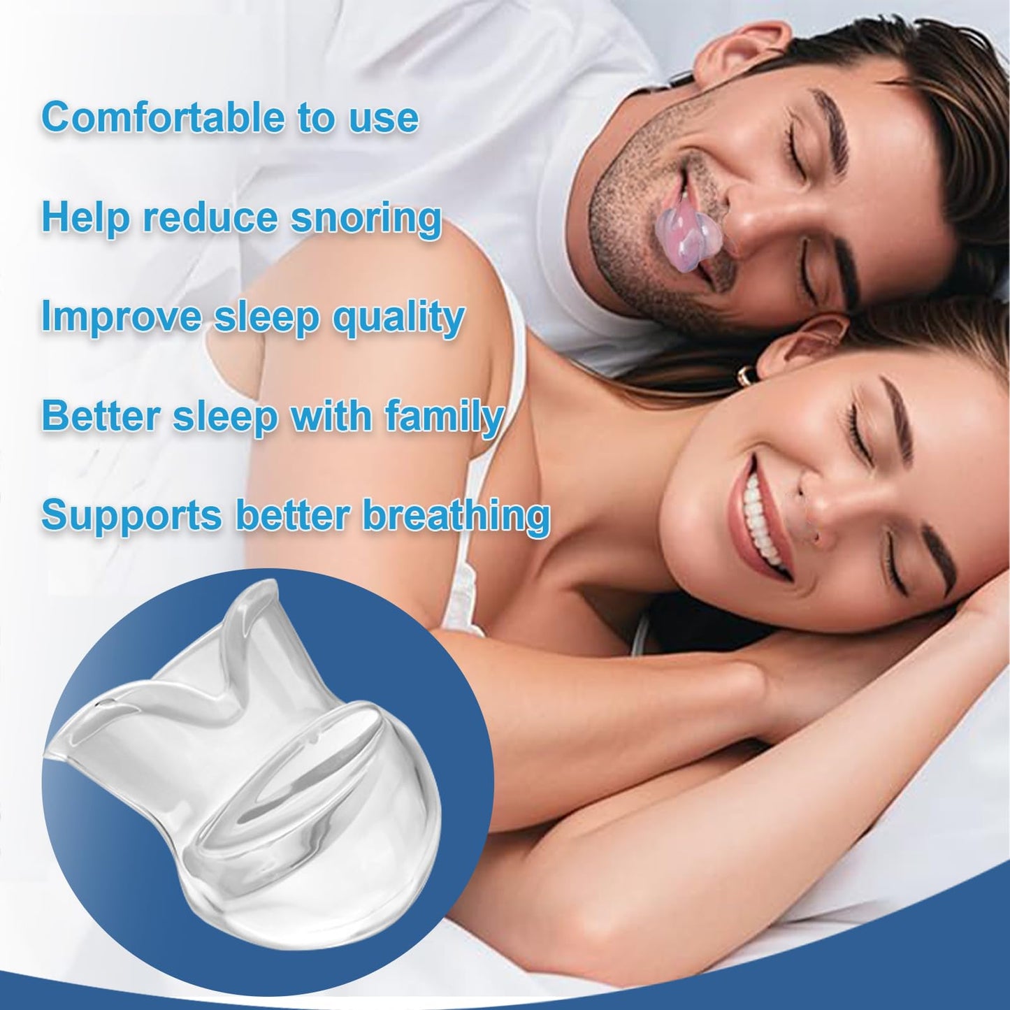 Anti-Snore Device, Reusable for Men/Women