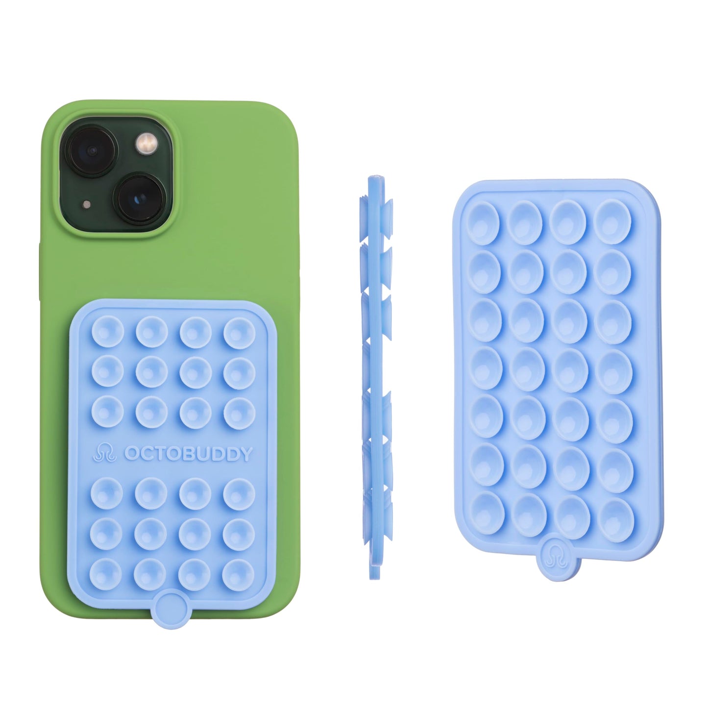 Octobuddy Double - Silicone Double-Sided Suction Phone Case Detachable Mount - Hands-Free, Strong Grip Holder For Selfies & Vide