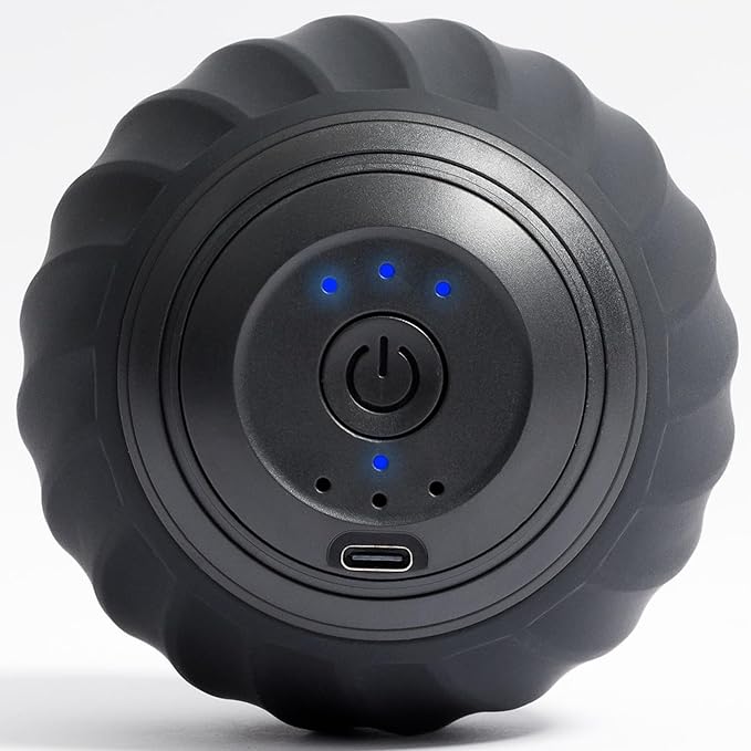 Frost Fit VibePro Pulse - Vibrating Massage Ball Massager - Deep Tissue Therapy Ball with 4 Speeds - Myofascial Release & ...