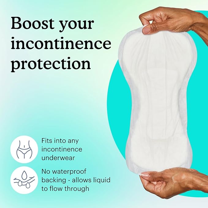 Because Overnight Booster Pads Fit All Adult Diapers, Helps Keep Your Adult Diaper Active All Night, Adds 4 Cups to Incontinence Underwear, Extra Absorbency, 88 Count