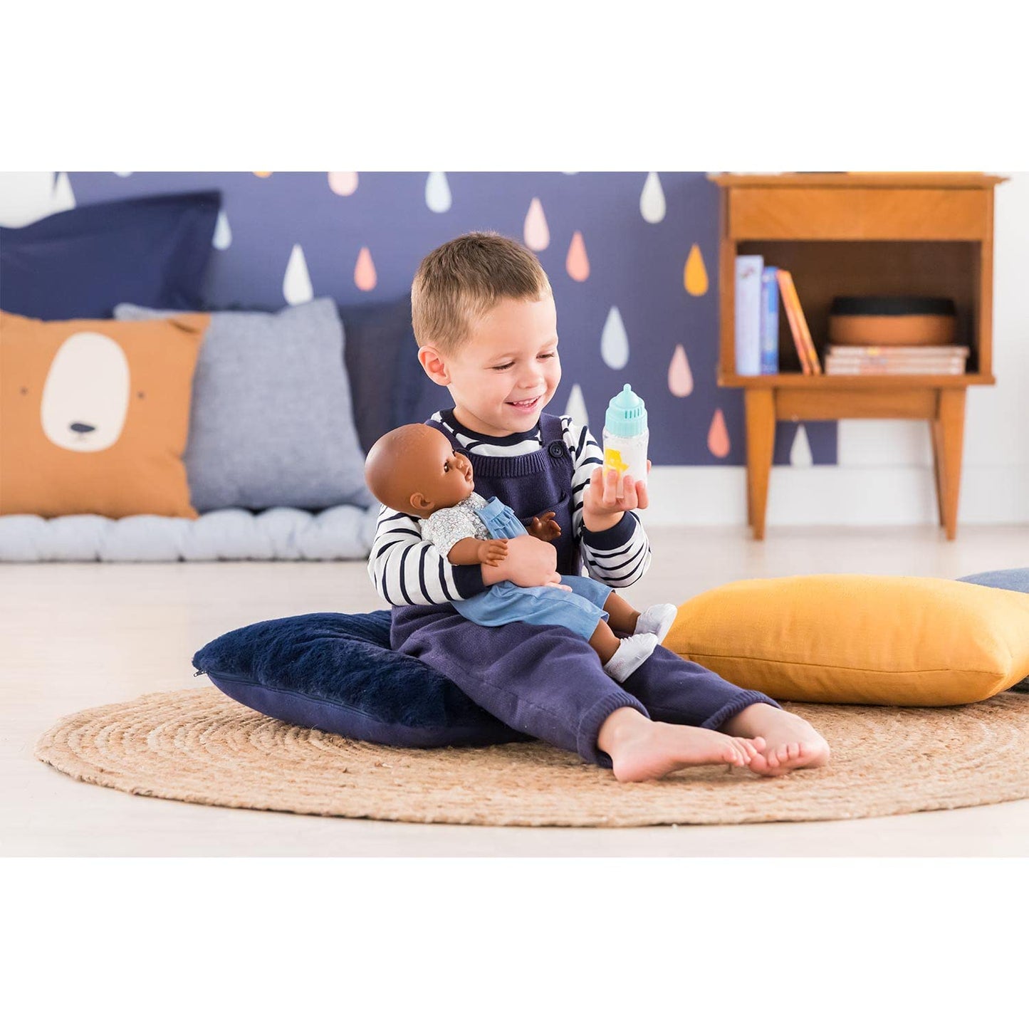 Corolle Magic Milk Baby Doll Bottle for 14-17", Interactive Baby Doll Accessories with 3 Realistic Sounds (Crying, Laughing, Sucking), Feeding Sounds, Batteries Included