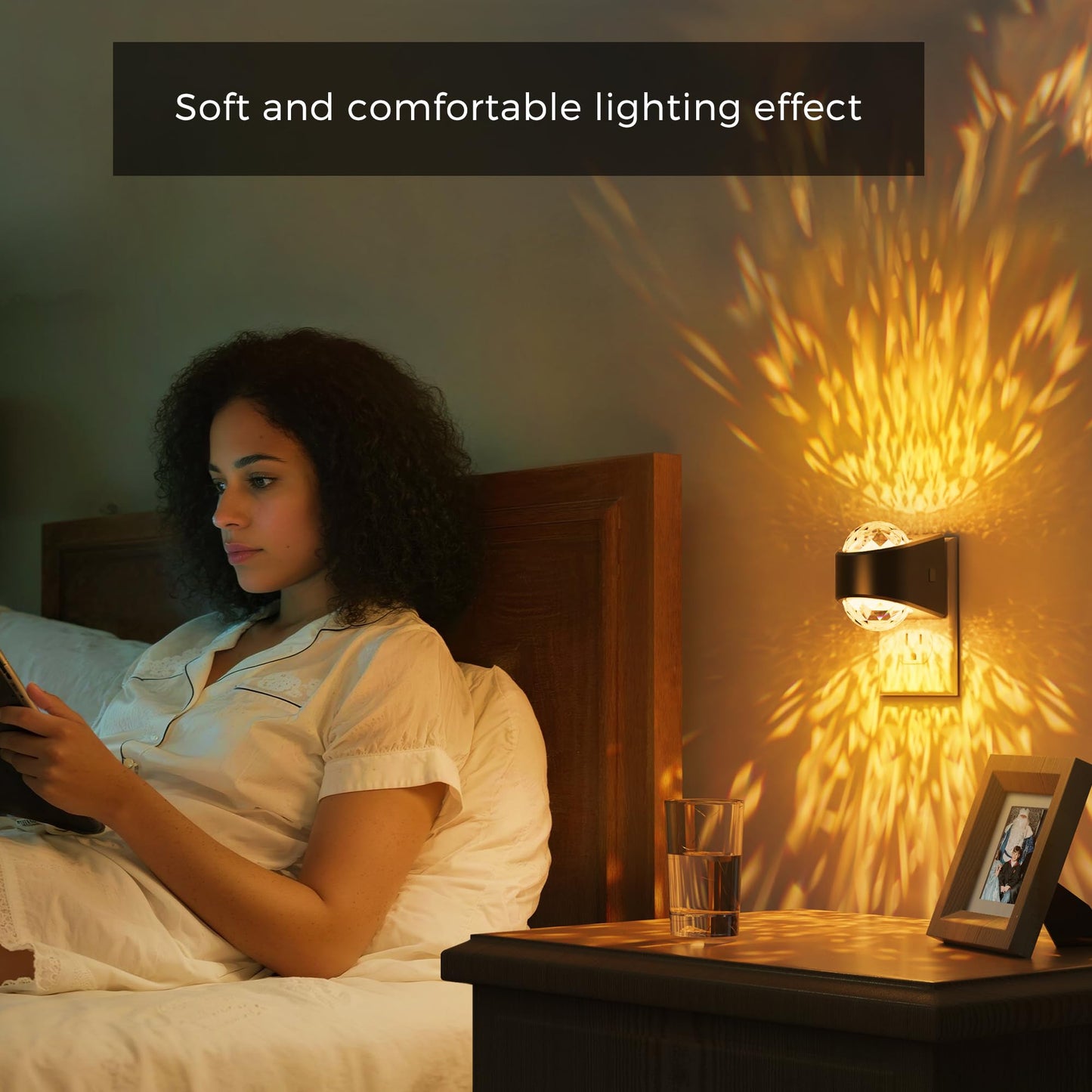 L Lohas Led Night Lights Plug Into Wall  Projector Night Light With Dusk To Dawn Sensor 1600K/3000K/5000K Adjustable  Nightlight For Kids Hallway Christmas Gift