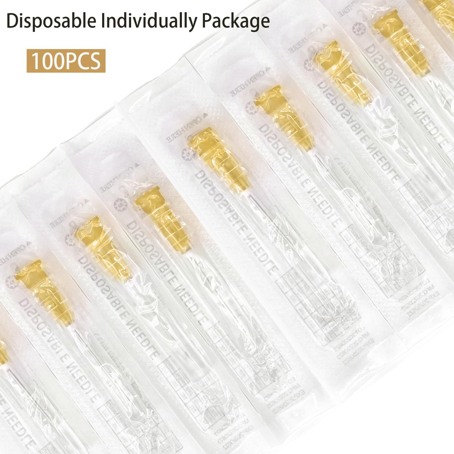 100 Pack 25 G 1 inch (25mm) for Science Laboratory, Refilling Liquid Inks, Individually Packaged