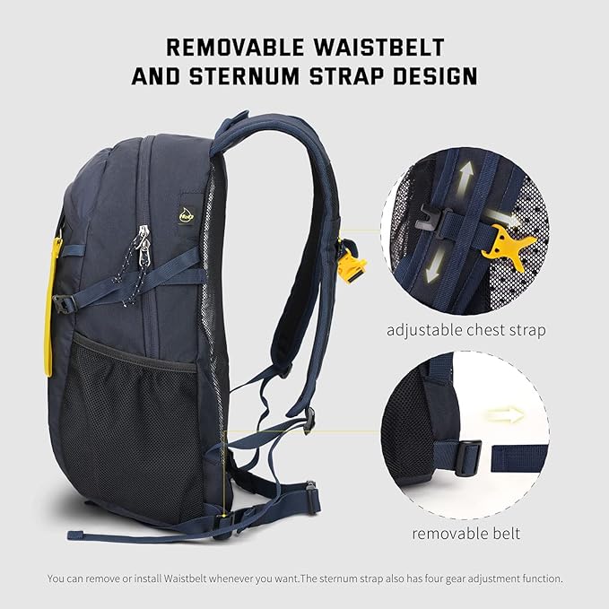 SKYSPER Small Hiking Backpack, 20L Lightweight Travel Backpacks Hiking Daypack for Women Men