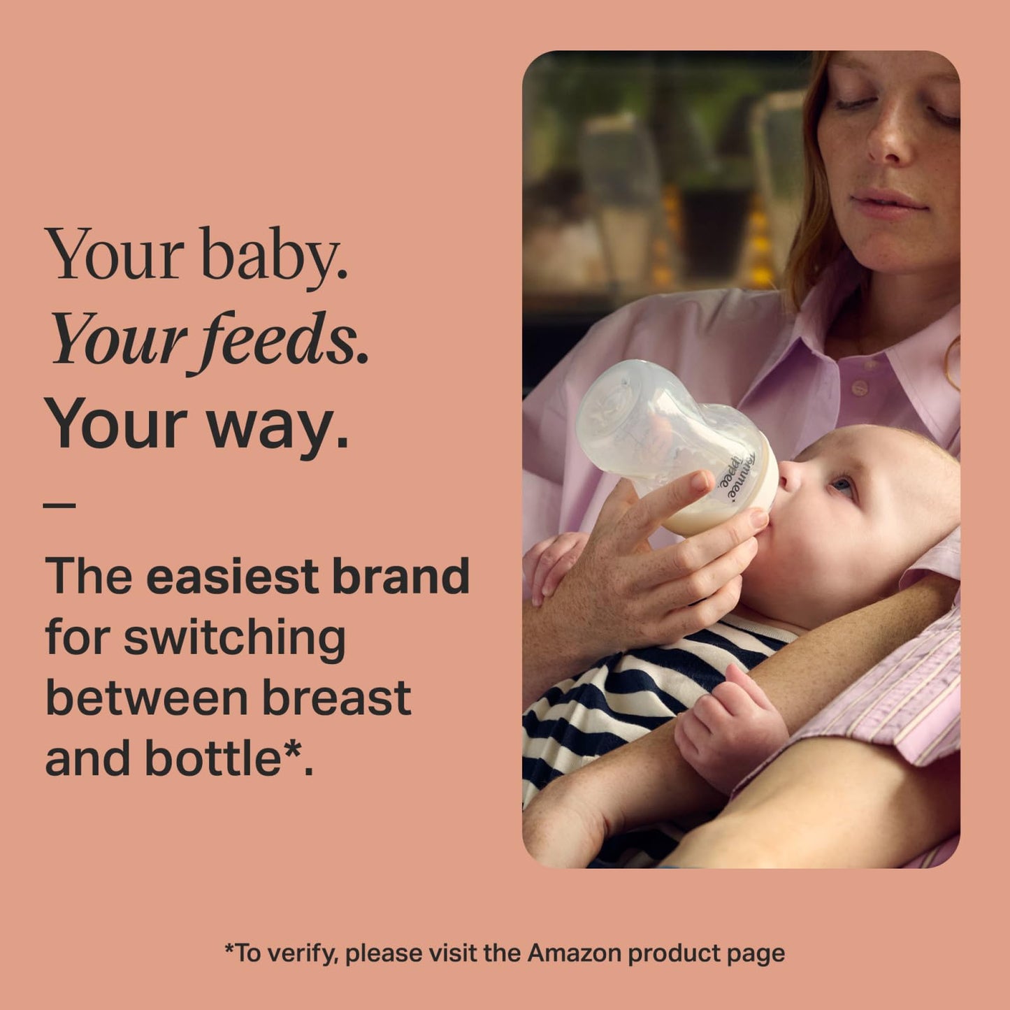 Tommee Tippee Natural Start Anti-Colic 9 oz BPA Free Baby Bottles, 0+ Months, Slow Flow Breast-Like Nipple, Self Sterilizing, Designed for Seamless Transition Between Bottle & Breast, Pink, Pack of 2