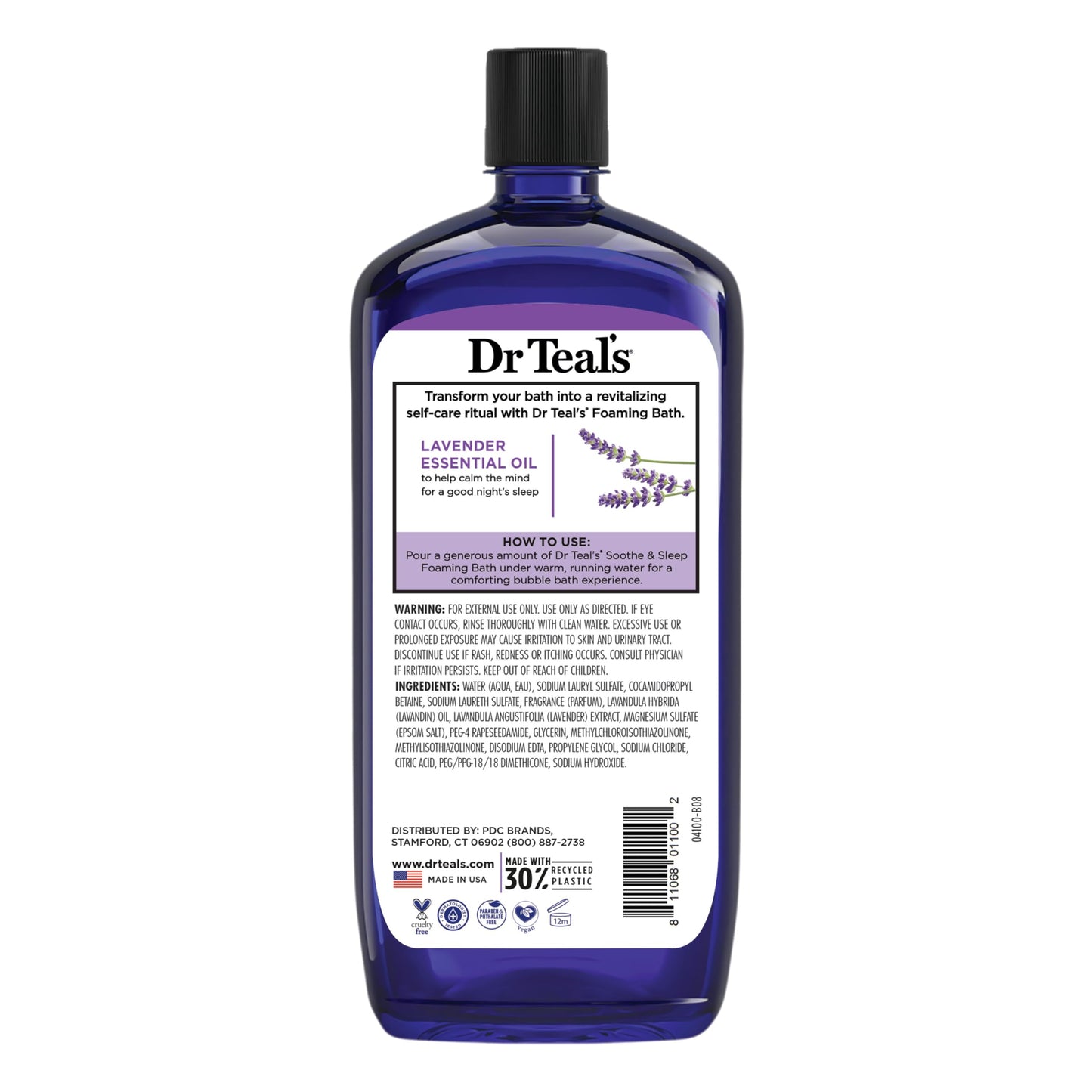 Dr Teal's Foaming Bath, Soothe & Sleep 34 oz (Pack of 5)
