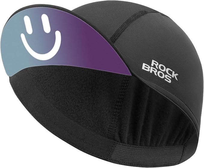ROCKBROS Winter Cycling Caps for Men and Women Windproof Cycling Hat Under Helmet Liner Breathable Sweat Absorbent with Su...