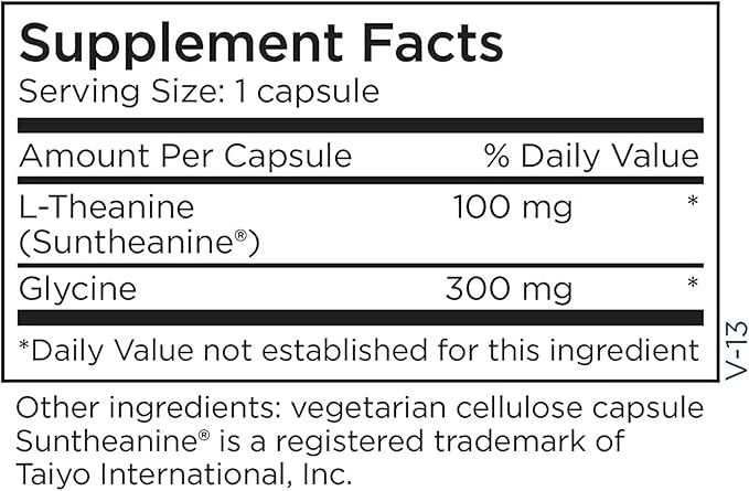 Metabolic Maintenance 100mg L-Theanine Supplement to Support Healthy Focus & Relaxation - L-Theanine Suntheanine Amino Acid for Supporting Stress Response (60 Capsules)
