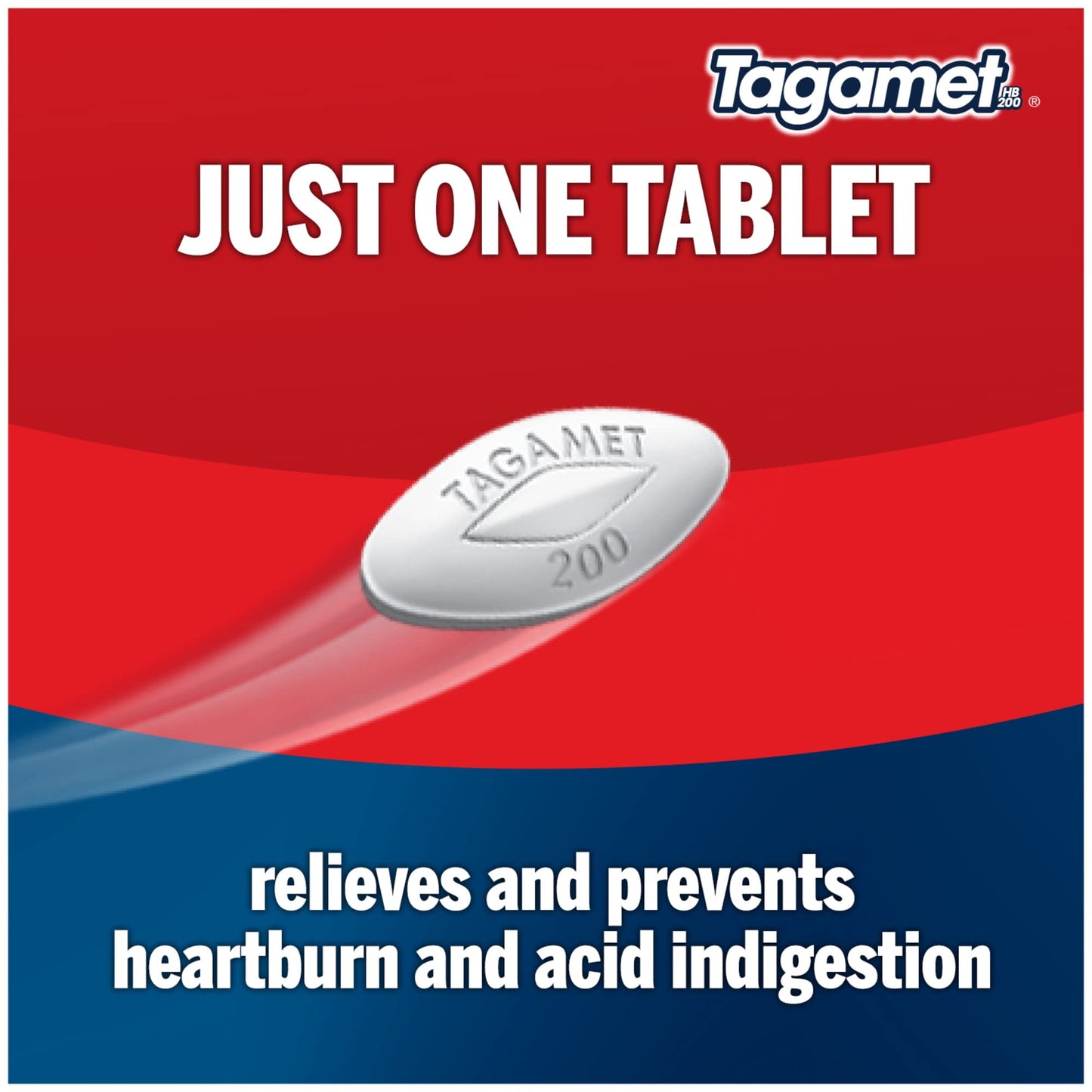 Tagamet HB 200 mg Cimetidine Acid Reducer and Heartburn Relief, Relieves and Prevents Indigestion, 70 Count