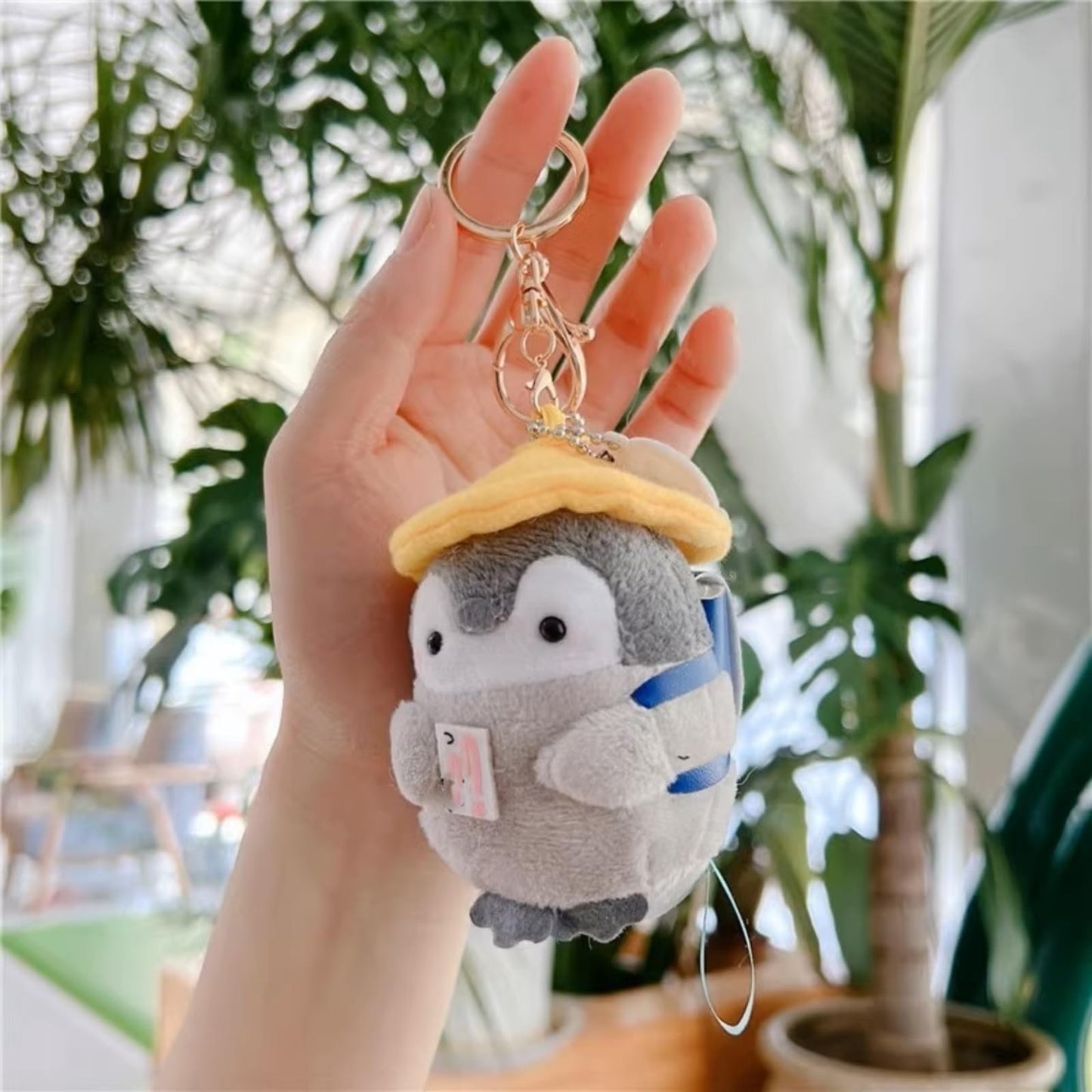 HICIVI Penguin Keychain Plush Penguins carrying backpacks Car Pendant Backpacks Keys Kawaii Penguin Charm for Animal Lovers 7cm