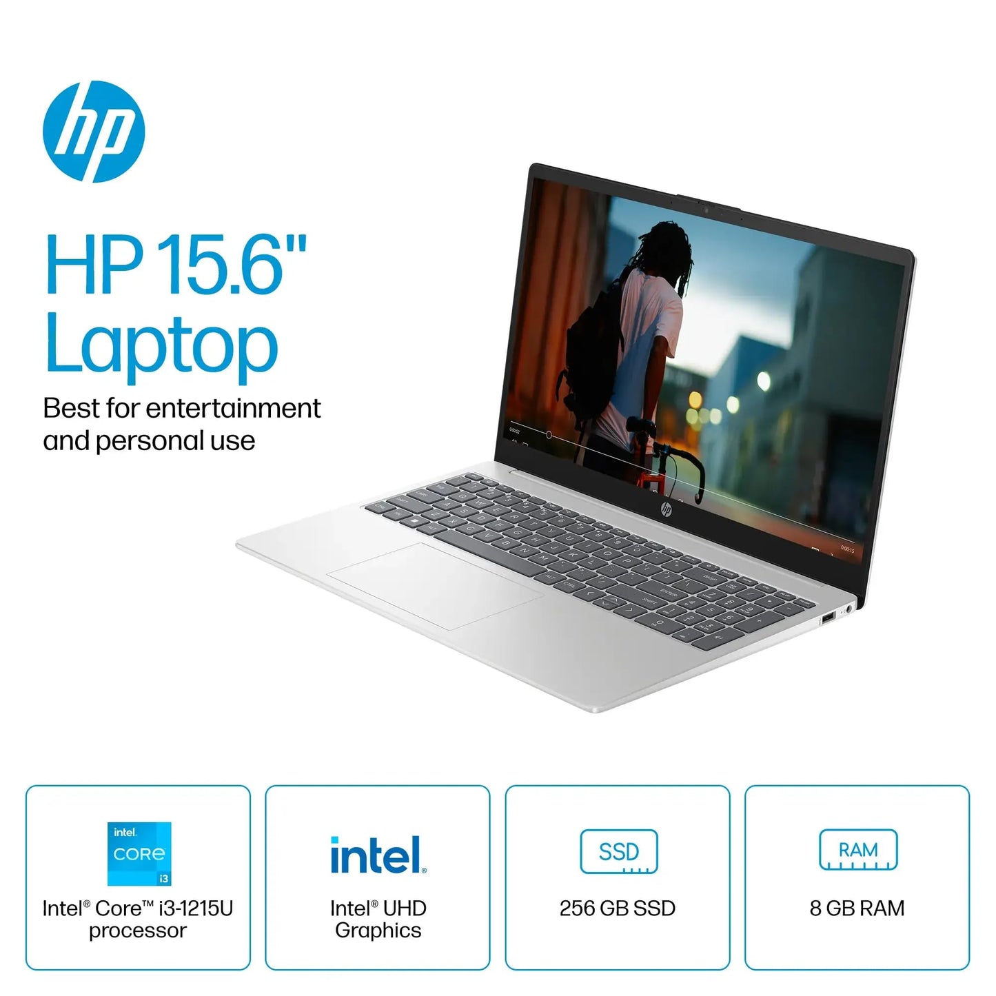 Hp 2024 15.6 Touchscreen Laptop With Stylus Pen | Intel 6-Core I3-1215U | 16Gb Ram | 512Gb Ssd | College Student School | Wi-Fi