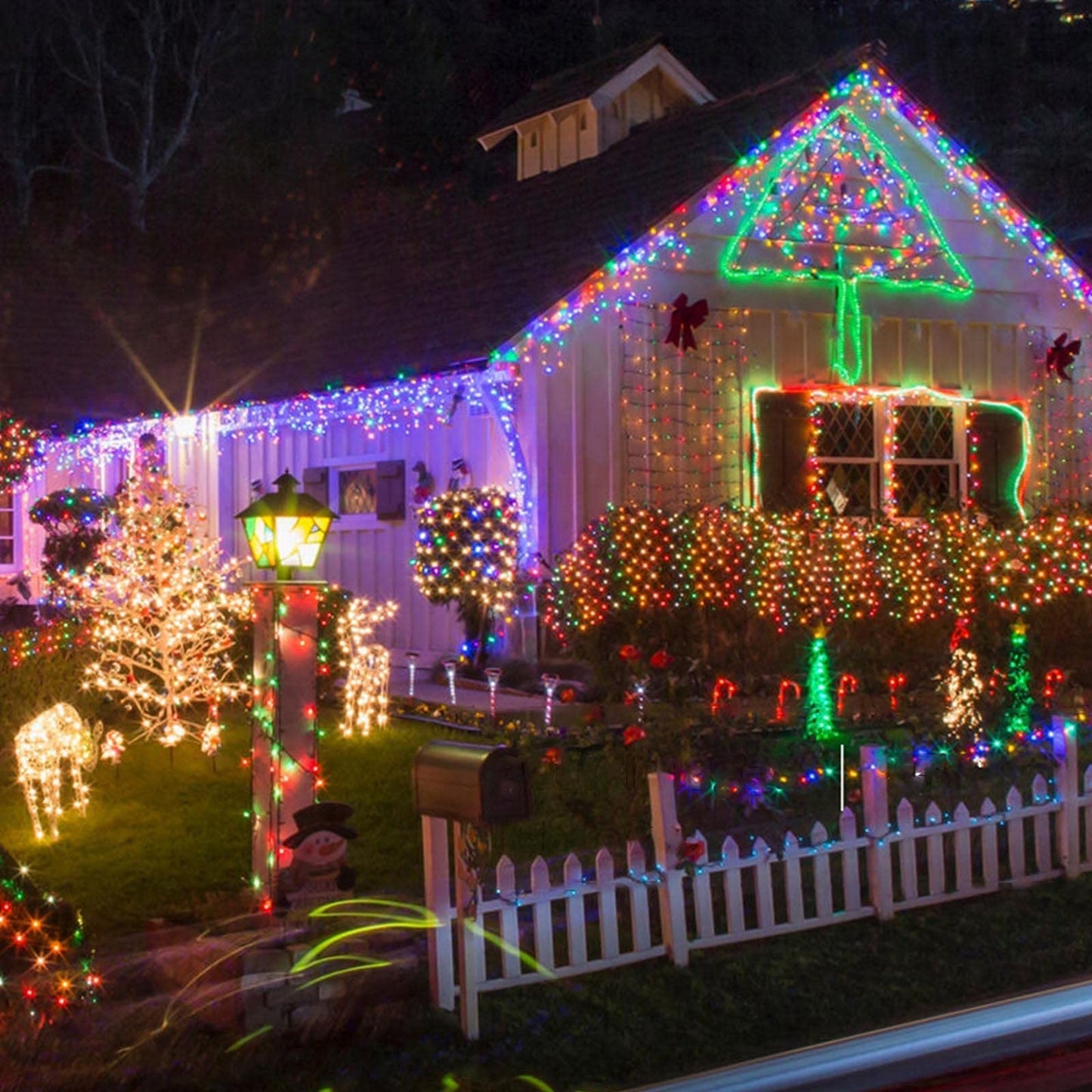 Albelt 6 Pack Solar Christmas Lights, 285 FT, 720 LED, Waterproof Multicolor Twinkle Lights, Model SSLGW